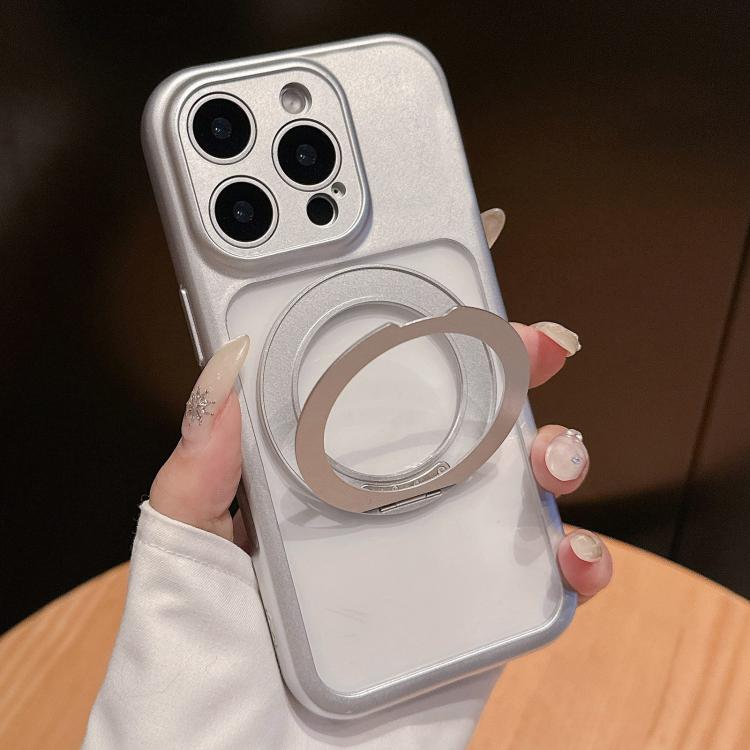 Custodia TPU con supporto rotante per iPhone 16 Pro