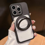 Custodia TPU con supporto rotante per iPhone 16 Pro