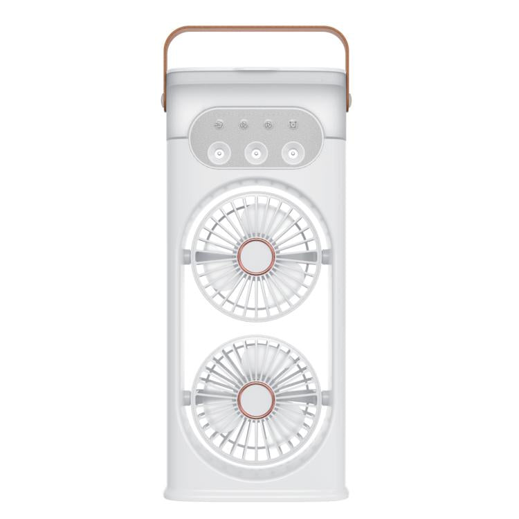 Ventilatore di raffreddamento a nebulizzazione SL617 con doppia testa umidificatrice.