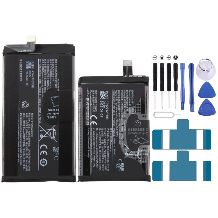 Batteria V2266A 2400mAh per Vivo X Fold 2 modelli B-Y6 e B-Y7