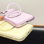 Custodia magnetica in silicone per iPhone 13 con supporto 360°