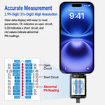 Tester per connettori Lightning e Type-C OSS T9 con display HD - immagine 2
