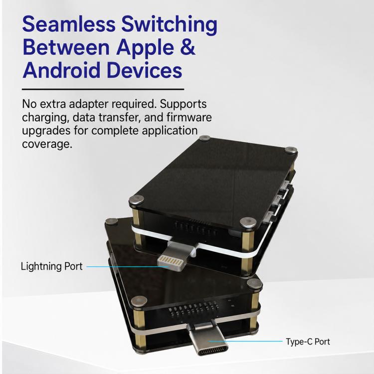 Tester per connettori Lightning e Type-C OSS T9 con display HD - immagine 4