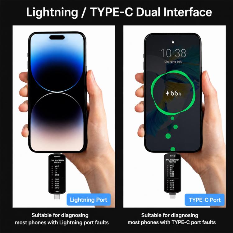 Tester per porte di ricarica OSS T6 e T7 con spia blu - immagine 5