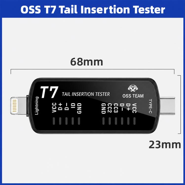Tester per porte di ricarica OSS T6 e T7 con spia blu - immagine 8
