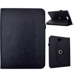 Custodia tablet smart in ecopelle con motivo a farfalla girevole per Galaxy Tab