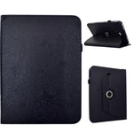Custodia tablet smart in ecopelle con motivo a farfalla girevole per Galaxy Tab