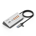 Docking station HU806 con 8 porte USB-C e Type-C