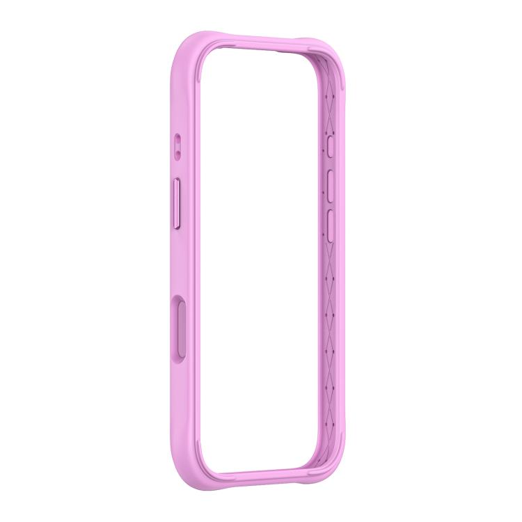 Cornice protettiva in silicone per iPhone 16
