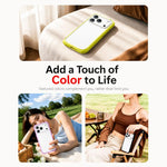 Cornice protettiva in silicone per iPhone 16