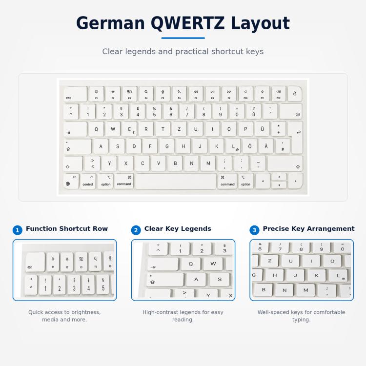 Ricambio tastiera MacBook Magic Keyboard 3 e 4 tasti bianchi