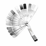 Righello di misurazione per gomiti in acciaio inossidabile 16 in 1 da 0,015-0,035 mm