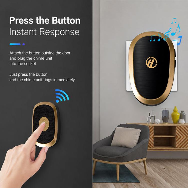 Campanello wireless musicale XY-801 con trasmettitore a batterie