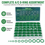 Kit attrezzi con anello gomma siliconica per climatizzatore auto
