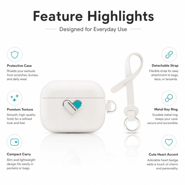 Custodia protettiva ibrida per AirPods Pro 3