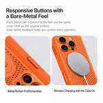 Custodia per telefono magnetica antiurto con effetto rinfrescante effetto ghiaccio., For iPhone 16 Pro Max, For iPhone 16 Pro, For iPhone 16, For iPhone 15 Pro Max