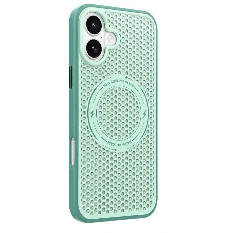 Custodia per telefono magnetica antiurto con effetto rinfrescante effetto ghiaccio., For iPhone 16 Pro Max, For iPhone 16 Pro, For iPhone 16, For iPhone 15 Pro Max