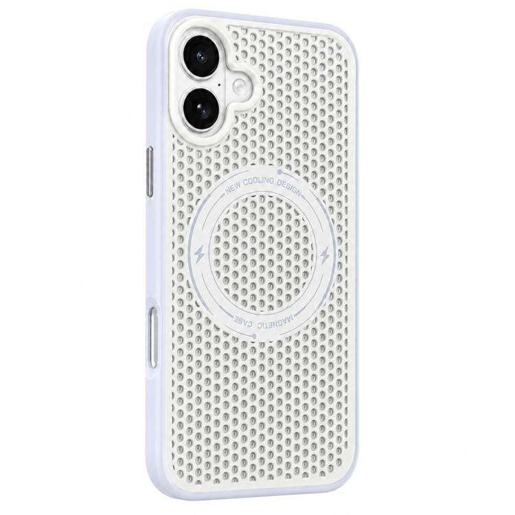 Custodia per telefono magnetica antiurto con effetto rinfrescante effetto ghiaccio., For iPhone 16 Pro Max, For iPhone 16 Pro, For iPhone 16, For iPhone 15 Pro Max