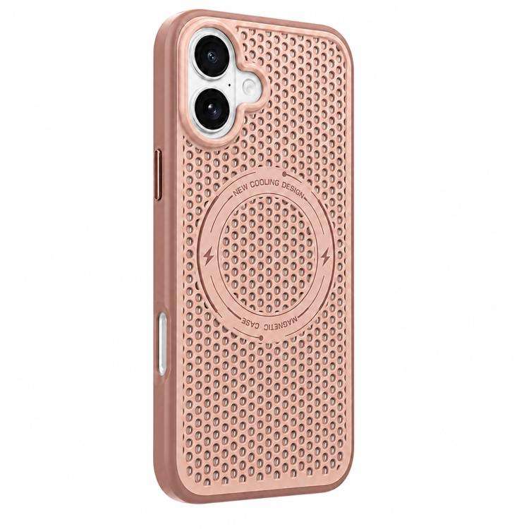 Custodia per telefono magnetica antiurto con effetto rinfrescante effetto ghiaccio., For iPhone 16 Pro Max, For iPhone 16 Pro, For iPhone 16, For iPhone 15 Pro Max