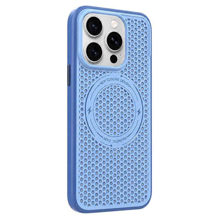 Custodia per telefono magnetica antiurto con effetto rinfrescante effetto ghiaccio., For iPhone 16 Pro Max, For iPhone 16 Pro, For iPhone 16, For iPhone 15 Pro Max