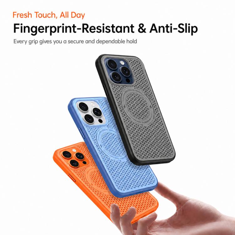 Custodia per telefono magnetica antiurto con effetto rinfrescante effetto ghiaccio., For iPhone 15 Pro, For iPhone 15, For iPhone 14, For iPhone 14 Pro