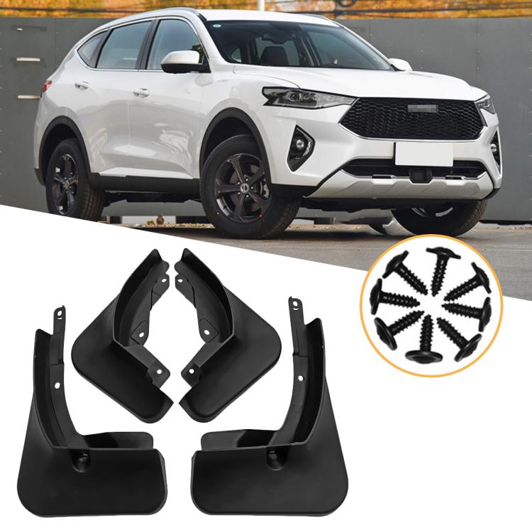 Set di 4 parafanghi per auto, For GreatWall Haval F7 / F7X 2019-2021