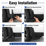 Set di 4 parafanghi per auto, For GreatWall Haval F7 / F7X 2019-2021