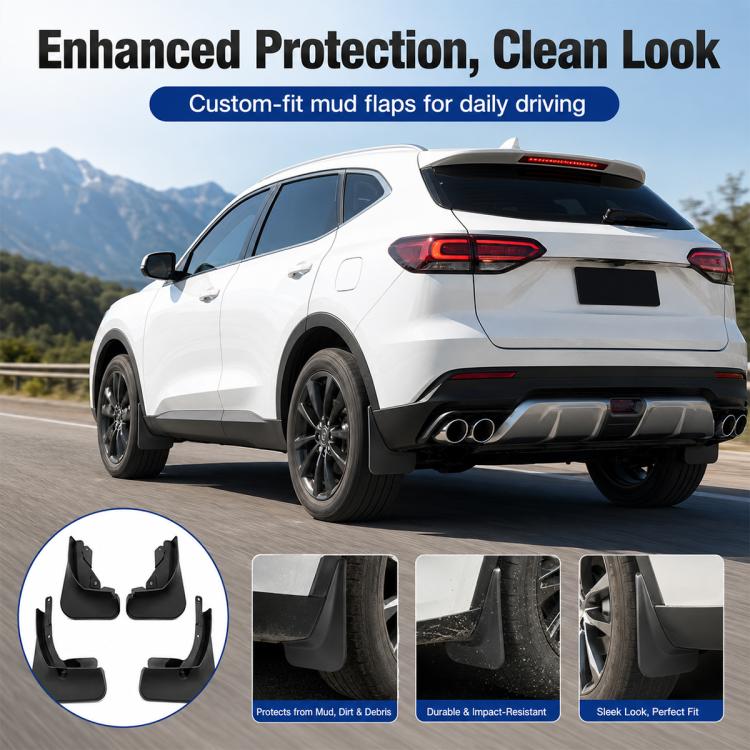 Set di 4 parafanghi per auto, For GreatWall Haval F7 / F7X 2019-2021