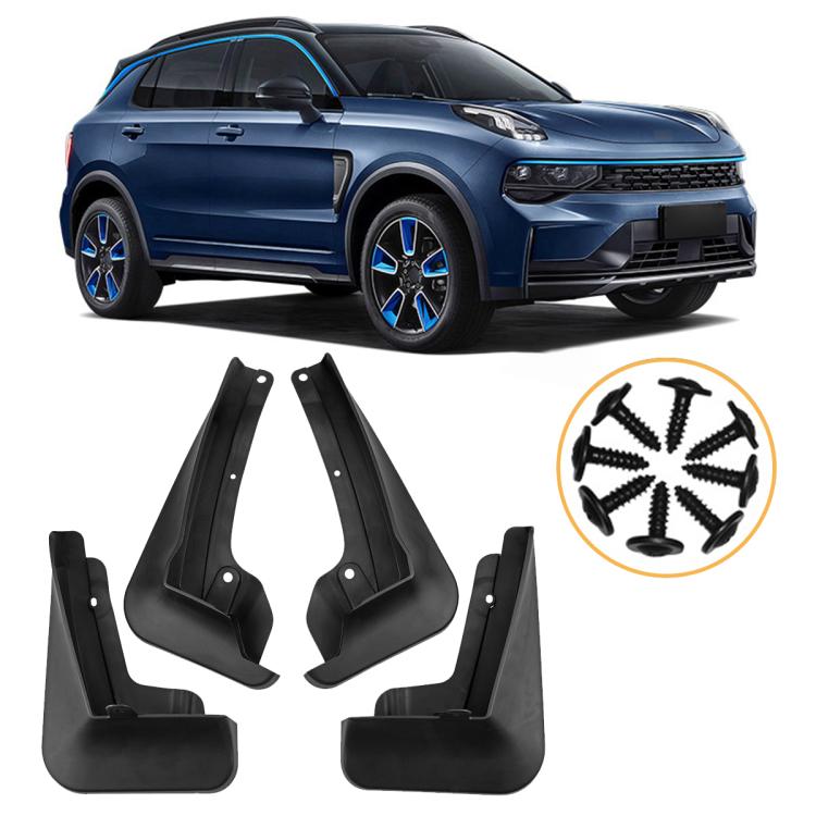 Set 4 parafanghi auto per Geely LYNK & CO 01 2021-2023