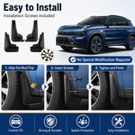 Set 4 parafanghi auto per Geely LYNK & CO 01 2021-2023