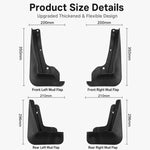 Set 4 parafanghi auto per Geely LYNK & CO 01 2021-2023
