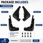 Set di 4 parafanghi per auto, For Geely LYNK & CO 10 EM-P 2025 / Z10 2024