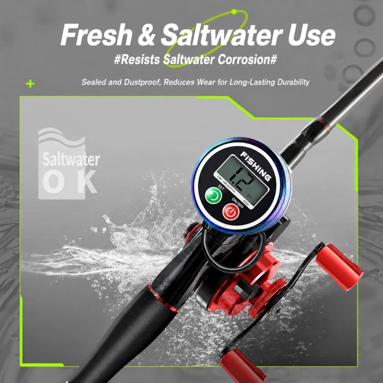 Mulinello magnetico in metallo per pesca in acqua salata