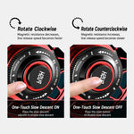 Mulinello magnetico in metallo per pesca in acqua salata