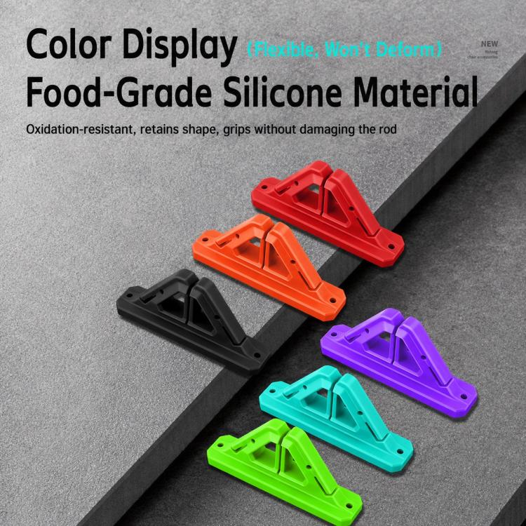 Supporto da parete in silicone per canne da pesca 2-30 mm