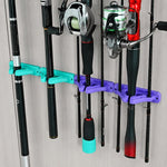 Supporto da parete in silicone per canne da pesca 2-30 mm