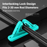Supporto da parete in silicone per canne da pesca 2-30 mm