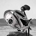 Mulinello da pesca a casting con freno magnetico elettronico