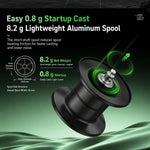 Mulinello da pesca a casting con freno magnetico elettronico