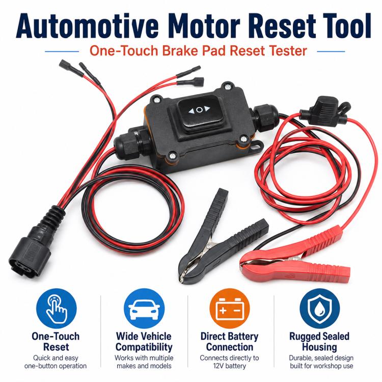 Strumento per regolazione pastiglie freni auto 12V