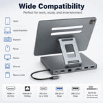Blueendless ST706 Docking Station 7 in 1 con supporto
