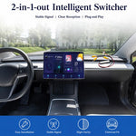 Cavo adattatore video HD 2 ingressi 1 uscita per dash camera, 2 In 1 Out Video Adapter Cable