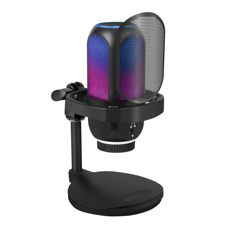 APK001 Microfono a condensatore da tavolo USB con riduzione del rumore tramite intelligenza artificiale, APK001 Desktop Microphone