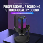APK001 Microfono a condensatore da tavolo USB con riduzione del rumore tramite intelligenza artificiale, APK001 Desktop Microphone