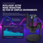 APK001 Microfono a condensatore da tavolo USB con riduzione del rumore tramite intelligenza artificiale, APK001 Desktop Microphone