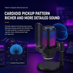 APK001 Microfono a condensatore da tavolo USB con riduzione del rumore tramite intelligenza artificiale, APK001 Desktop Microphone