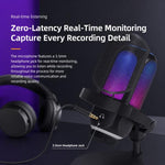 APK001 Microfono a condensatore da tavolo USB con riduzione del rumore tramite intelligenza artificiale, APK001 Desktop Microphone