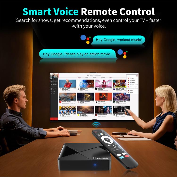 Android TV box HS86 Mini 4K con Android 14, 2 GB + 16 GB - immagine 14