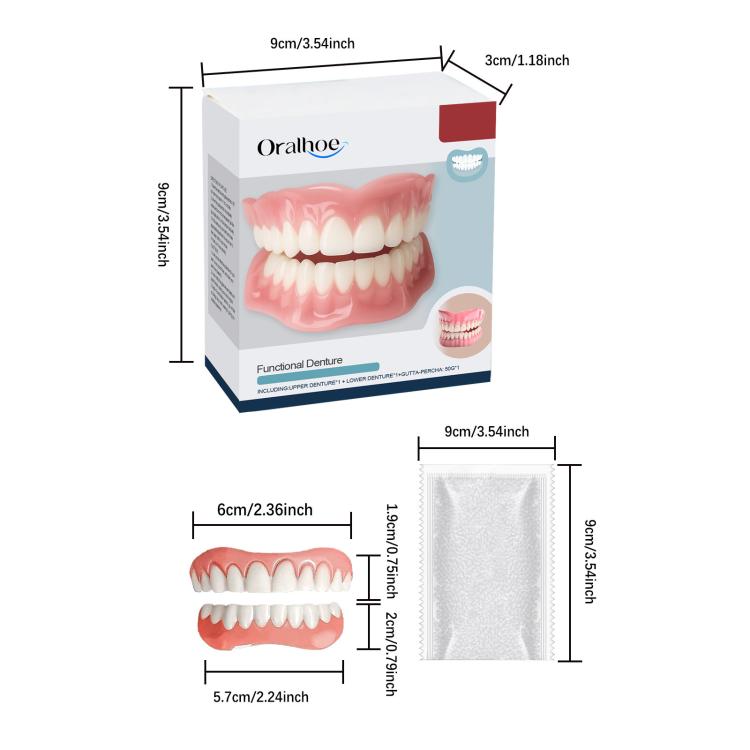 Kit per applicazione protesi dentarie Oralhoe Natural Fit