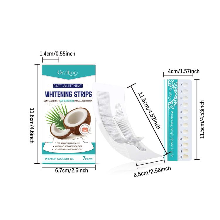 Set strisce sbiancanti denti ORALHOE Fresh 14 pezzi
